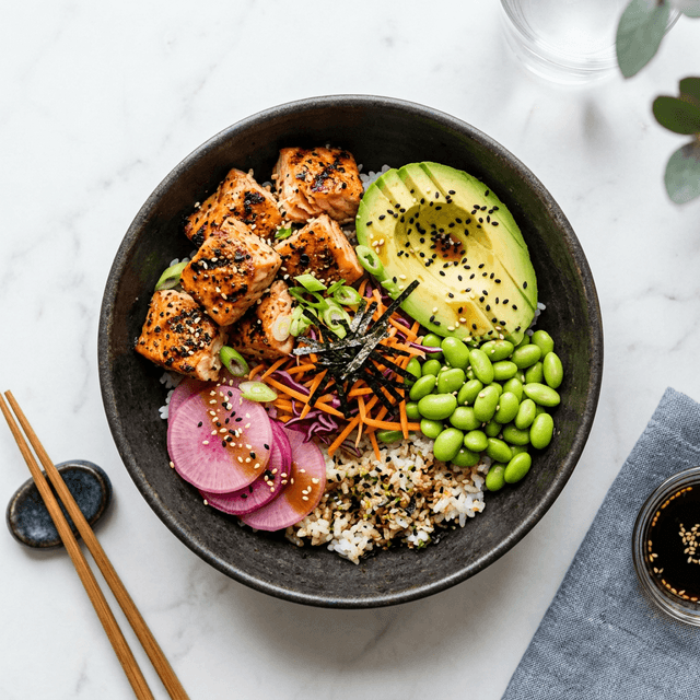 Citrus Grilled Salmon Bowl
